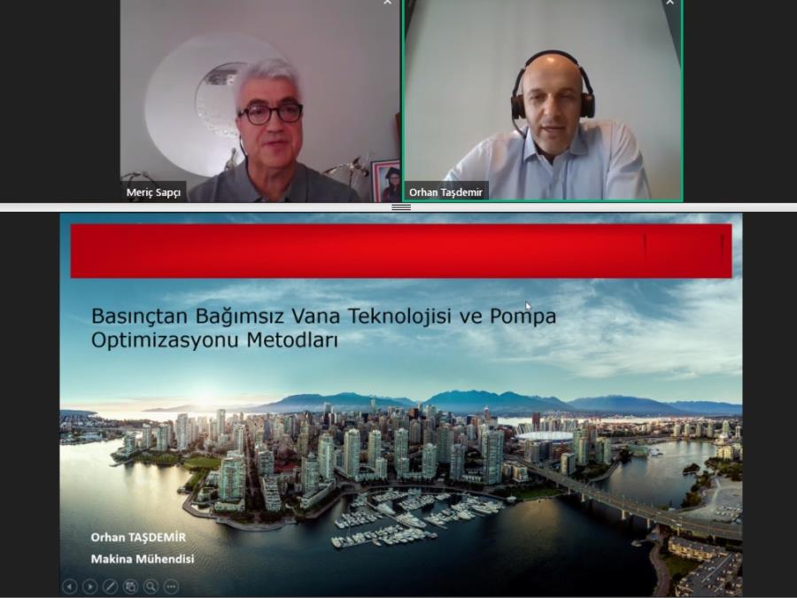 HVAC Sistemlerinde Pompa Optimizasyonu ve Basınçtan Bağımsız Kontrol Vanaları ile İlişkisinin İrdelenmesi Webinarı Yapıldı