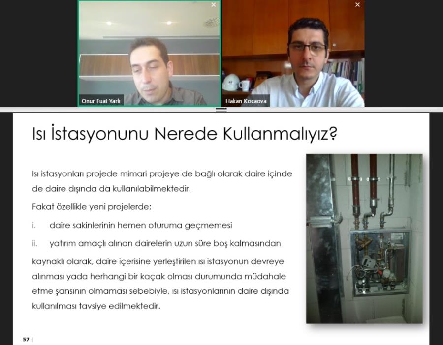 Kat İstasyonları ve Merkezi Isıtma Sistemlerinin Karşılaştırılması Webinarı Yapıldı