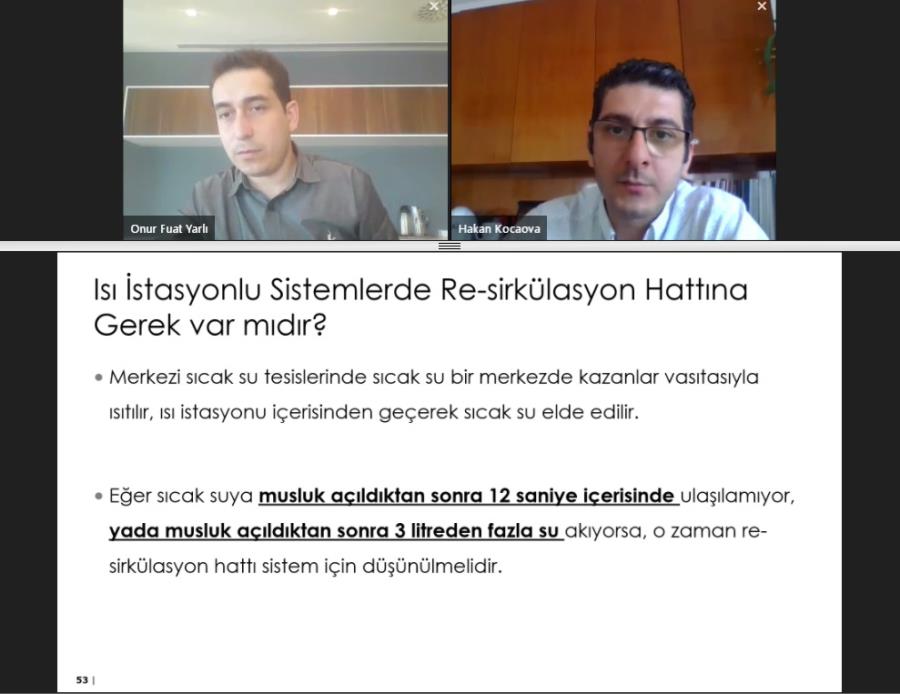 Kat İstasyonları ve Merkezi Isıtma Sistemlerinin Karşılaştırılması Webinarı Yapıldı